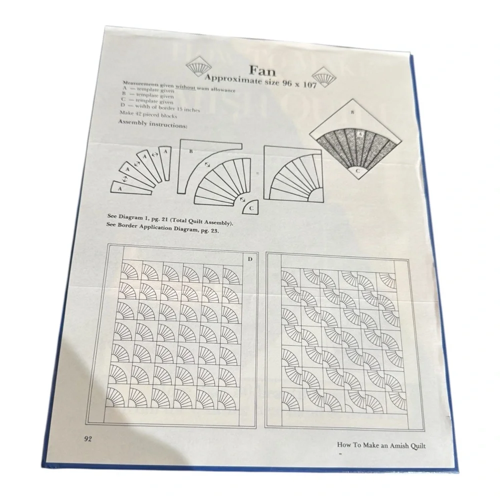 How to Make an Amish Quilt by Rachel/ Kenneth Pellman & Amish Wall Hanging